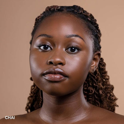 OFIR Skin Satin Medium Coverage Foundation | Lightweight Foundation Makeup with Vegan Formula | Blue Light Protection & Non-Creasing for Long-Lasting Wear | 1 FL OZ (Chai - Deep Cool)