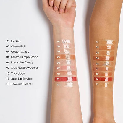 Ruby Kisses Jellicious Mouth Watering Lip Gloss Hawaiian Breeze Coconut JLG13 (3 PACKS)