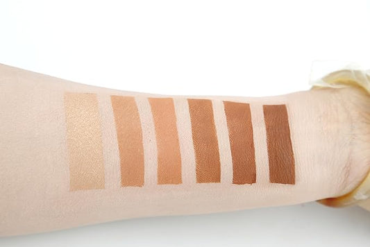 6 Color Contour Powder Kit Foundation Palette Contouring Makeup Kit Highlight Dramatically Sculpt Enhance Features (Deep)