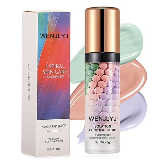 One Step Color Corrector,Isolation Cream,Moisturizing Concealer Foundation,Invisible Pore Makeup Primer,Oil Control Color Correcting for Women