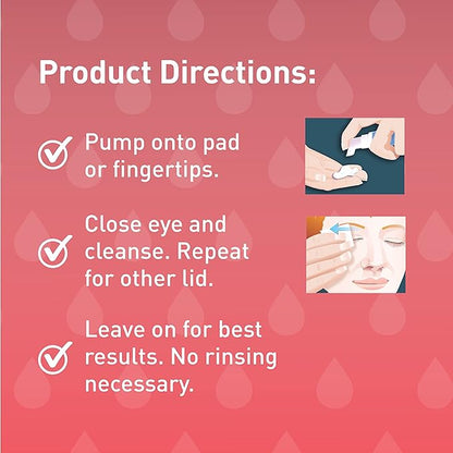 OCuSOFT Lid Scrub PLUS Platinum Extra Strength Foaming Eyelid Cleanser - Leave-On Eyelid & Eyelash Cleanser with Phytosphingosine to Remove Oil, Dirt & Makeup -1.68 fl oz