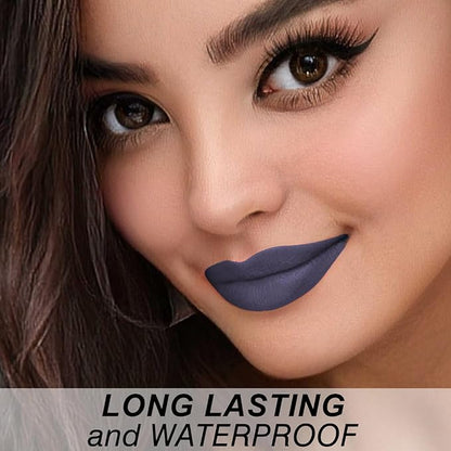 Mate Bullet Long Wear Lipstick - Vegan and Cruelty-Free Lip Matte Lipstick - Smudge and Waterproof Matte lipstick with Moisturizing Formula - All Day Comfort - (Mystic Slate #23)