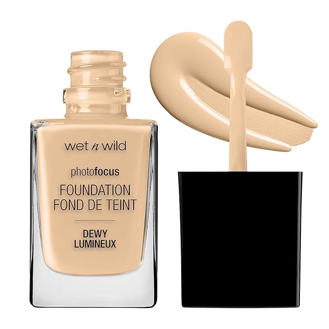 wet n wild Prime Focus Primer Serum and Photo Focus Dewy Foundation Bundle
