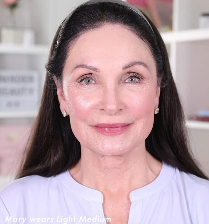 Wander Beauty Liquid Foundation - Fair Light, 20-Inch Tube, Medium to Full Coverage, Vitamin-Rich with Passiflora, Black Currant, Sodium Hyaluronate, Lotus, Gotu Kola, Niacinamide