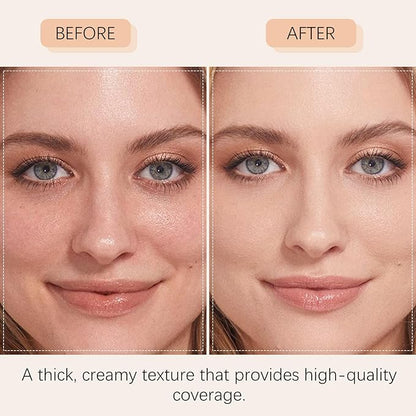 Cushion Foundation Dewy Finish, Natural Coverage,Pack of 1,Glass Skin, Long-Lasting, Lightweight, Buildable Coverage(13#Cool, 0.49ounce)