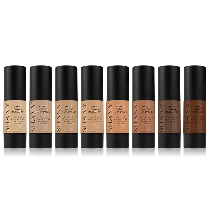 SHANY Perfect Canvas Liquid Foundation - Paraben Free/Talc Free/Oil Free - 30ml - DC1