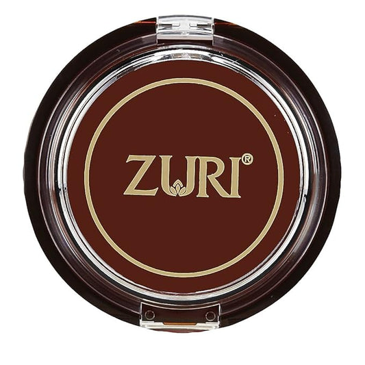 Zuri Naturally Sheer Satin Finish Pressed Powder - Chestnut