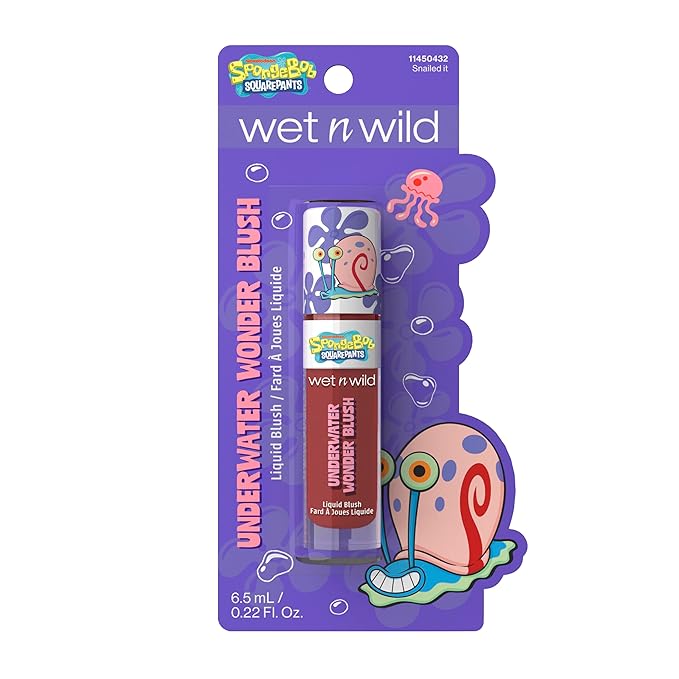 wet n wild Spongebob Underwater Wonder Liquid Blush - Snailed It