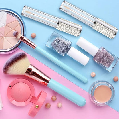 Patelai 12 Pcs 5 ml Rhinestone Lip Gloss Tubes Crystal Lip Balm Tubes for Empty Bottles Refillable Rhinestone Container Plastic Cosmetic Bottles