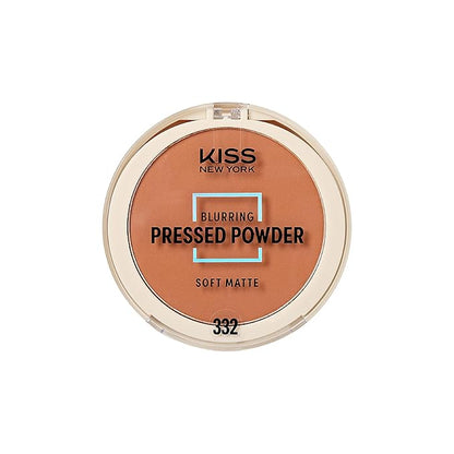 Soft Matte Pressed Powder, Blurring Poreless Face Powder Makeup, Medium Coverage Setting Powder Infused with Salicylic Acid & Niacinamide, Clean Beauty (Warm Honey, 0.28 Ounce)