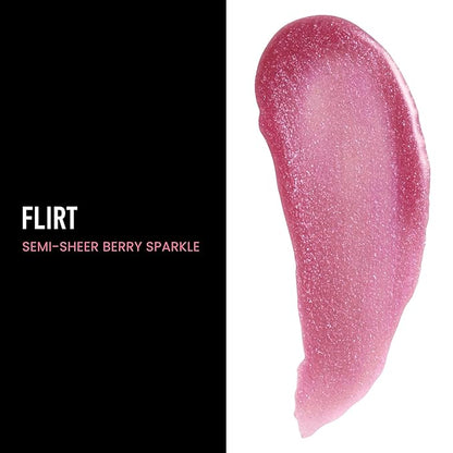 Frankie Rose Cosmetics Lip Gloss | Non-Sticky Formula, Long Lasting Lip Gloss, Bold Pigment & Hydrating Lip Gloss, Flirt Shimmer Lip Gloss, 20g