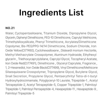 Farmstay Black Snail & Peptide 9 Perfect Cushion Foundation | Full Coverage, Lightweight, Skin-Fit, Smooth Radiant Finish, Korean Cushion Foundation (#21 Light Beige, 0.53 Fl Oz)