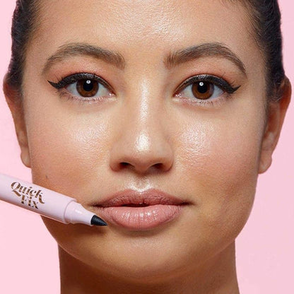 THE QUICK FLICK Reusable Waterproof Makeup Remover Pen - Quick Fix Makeup Eraser Pen for Smudged Eyeliner, Mascara, Brows - Instant Lipstick Remover - Travel Friendly, On-the-Go Touch-Ups, Easy to Use