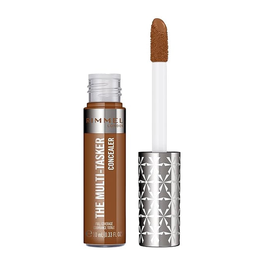 Rimmel London, Multi-Tasker Concealer, 110 Warm Coconut, Crease-Proof, Transfer-Proof, Waterproof, Up To 24-Hour Wear, Vegan Formula, 0.33oz