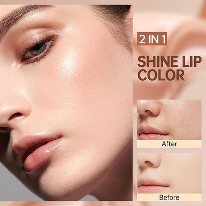 Mushroom Head Air Cushion CC Cream,BB Cream Foundation Makeup Concealer Long-Lasting Moisturizing,Full Coverage Foundation for All Skin Types, Even Color Smooth Radiant Finish Skin (Nude)