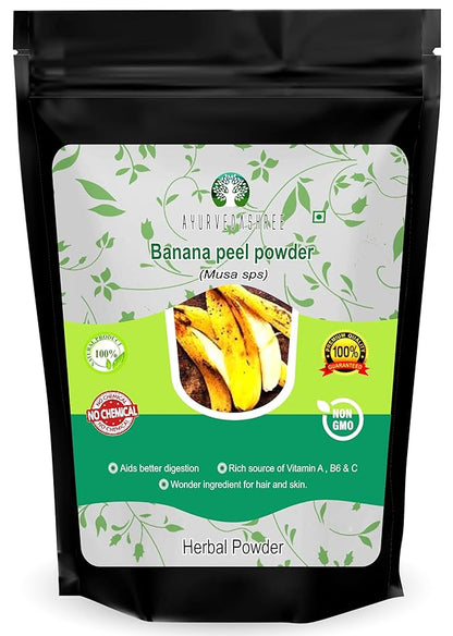 Banana Peel Powder 100 Gm | Banana Peel Powder For Hair Conditioning & Moisturizing Face Packs | No Preservatives | No Silica | External Use Only |