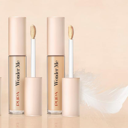 Pupa Milano Wonder Me Fatigue Eraser, 010, 0.142 oz - Under Eye Concealer Stick - Face Makeup with Wakame Seaweed, Mullein Plant Extract - Lightweight