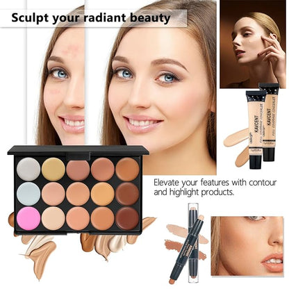 Makeup Sets for Teens Makeup Kit for Women Full Kit Makeup set Makeup Kit Eyeshadow Palette Foundation Makeup Gift Set for Teenager Girls