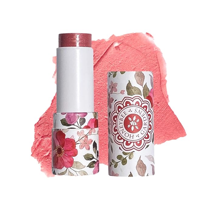 Honeybee Gardens Color Within Reach MultiStick, Peony, Soft Neutral Pink, Multipurpose Makeup, Natural Glow, Easy Application, Vegan, Cruelty-Free, Net Wt. 0.2 oz