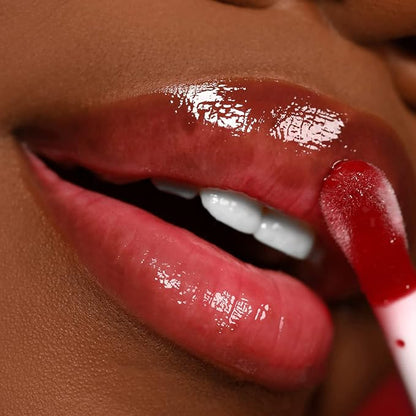 Milani Fruit Fetish Lip Oil with Vitamin E for Instant Hydration, Fruit Extract Infused Lip Treatment and Moisturizing Lip Gloss - Cherry Lime