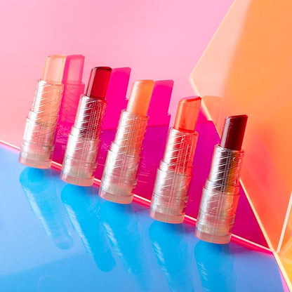 Pacifica Glow Stick Lip Oil Rosy Glow Sheer Rose Hydrating Lip Tint Balm, Moisturizing Glossy Oil for Dry Lips, Vitamin E Enriched, Non-Sticky Natural Shine, Vegan & Cruelty-Free Clean Beauty .14 oz