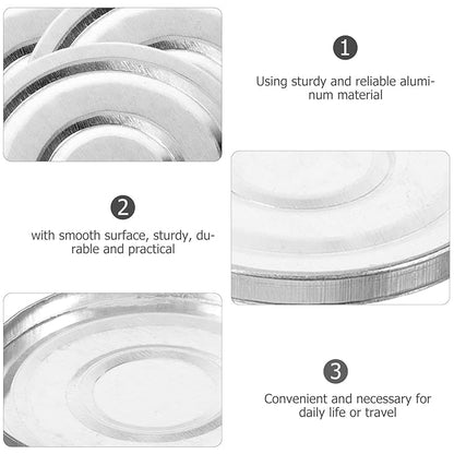 3pcs Empty Round Metal Pans 38mm Eyeshadow Palette Refillable Highlighter Blush Lipstick Pans DIY Cosmetics Makeup Pans Liner