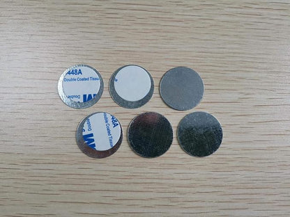 TUOKING Metal Stickers Design For Non-Magnetic Makeup Pans Suit For Blank Magnetic Makeup Palette (Diameter：25mm)