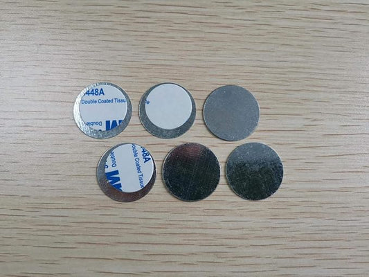 TUOKING Metal Stickers Design For Non-Magnetic Makeup Pans Suit For Blank Magnetic Makeup Palette (Diameter：25mm)