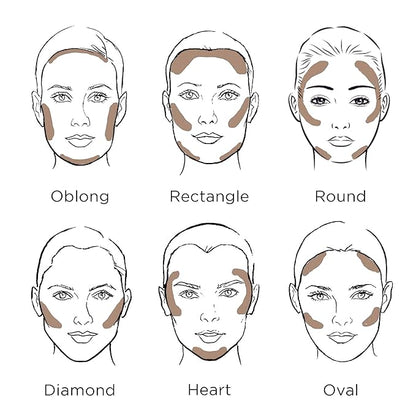 HALEYS Re-sculpt Smoothing Contour Powder (Medium) Lightweight, Non-Caking, Nourishing & Skin-Softening, Infused with Shea Butter & Chamomile Flower Water to Soothe Skin