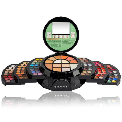 SHANY All In One FLOWERS Makeup Set - Ultimate Fancy Makeup Kit - Eyeshadows, Lip colors, Face Powders, Highlighters, and Blushes.