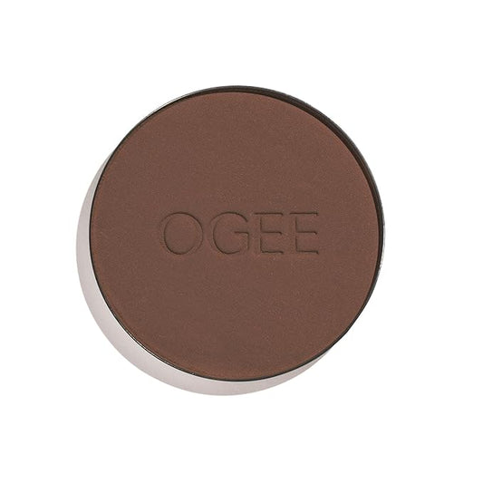 Ogee Sculpted Skin-Perfecting Makeup Setting Powder - (Basalt - REFILL ONLY) - Lightweight Powder Foundation Made with 70% Organic Ingredients