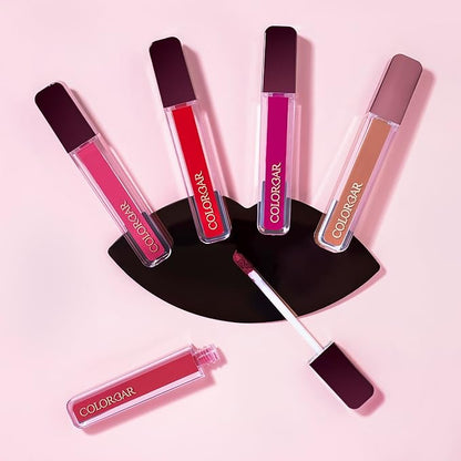 Powerkiss Vegan Matte Lipcolor - Hydrating Matte Lipstick - Talc-Free and Highly Pigmented Liquid Lipstick - 003 Hot Fire - 0.16 oz
