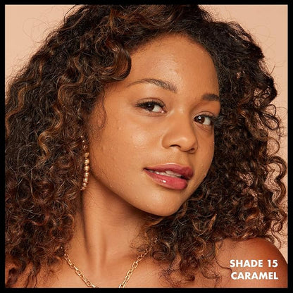 NYX PROFESSIONAL MAKEUP Total Control Pro Drop Foundation, Skin-True Buildable Coverage - Caramel