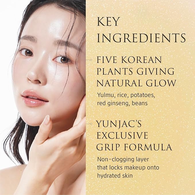 Skin Perfecting Protective Base Prep (1.35 fl oz) - Grip Primer, Skin Perfecting Korean Makeup Base. Silicone Free Serum texture Base for Glowing and Long-Lasting Makeup