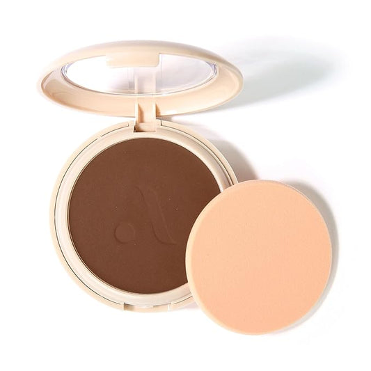 Absolute New York Velvet MFVF14 Deep Red Neutral Focus Powder Foundation | Talc-Free, 12H Long-Lasting, Lightweight