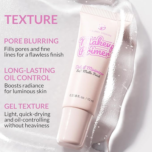 YOUNG VISION Pore-Minimizing Makeup Primer for Face Before Makeup, Soft Matte Finish, Shine Control, Long-Lasting Face & Foundation Base, Lightweight Complexion Prep, 0.338 fl oz