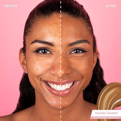 MCoBeauty Ultrastay Flawless Foundation - Offers Medium To Full Coverage With A Natural Matte Finish - Controls Oil - Rich In Antioxidants To Protect And Nourish The Skin - Warm Honey - 1.18 Oz