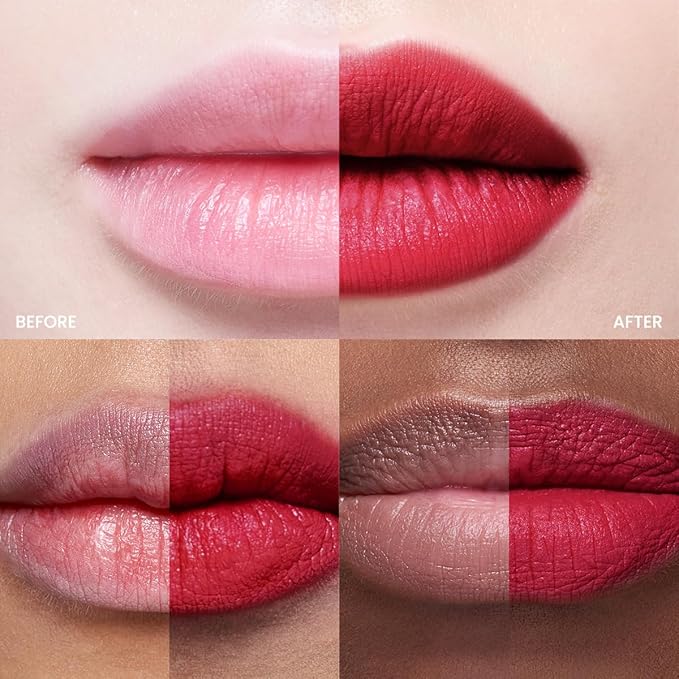 Peripera Ink the Velvet Lip Tint - High Pigment Color, Longwear, Weightless, Not Animal Tested, Gluten-Free, Paraben-Free (032 FUCHSIA RED)