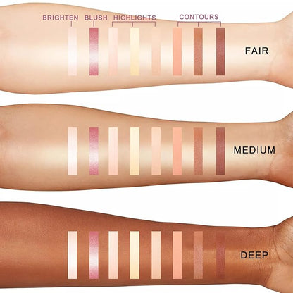 Youngfocus Cosmetics Cream Contour Best 8 Colors and Cream Contour Face Blushes