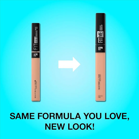 Maybelline Fit Me Liquid Concealer Makeup, Natural Coverage, Lightweight, Conceals, Covers Oil-Free, Vanilla (Packaging May Vary)