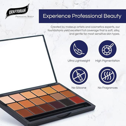 Graftobian UHD Cream Pro Inclusion Foundation Super Palette DeShawn Hatcher