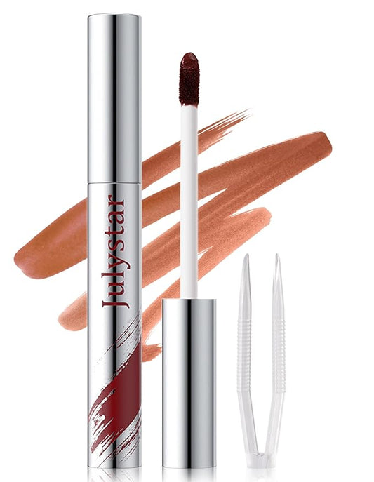 Lip Liner Stain Peel Off, Peel Off Lip Tint with Natural Finish, Long Lasting, Waterproof, Smudge-proof, Transfer-Proof, Highly Pigmented Color, Easy to Use #01Nude Pink