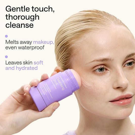 Makeup Remover Cleansing Balm Stick - Melt Cosmetics with Travel Size Facial Cleanser for Sensitive Skin