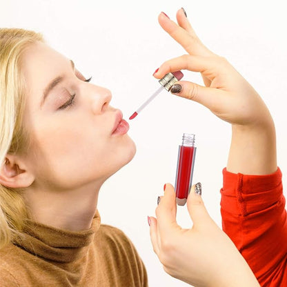 Maitys 30 Pcs Lip Gloss Tube Tool Set, Include 20 Pencil Ice-cream Lollipop Candy Shaped Empty Lip Gloss Tubes, 5 Clear Balm Containers with Rose Gold Cap and 5 Plastic Syringe for Women DIY