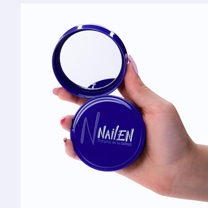 Nailen Compact Makeup Setting Powder Foundation with Matte Finish, Shine Control, Full Coverage - Ideal for All Skin Types & Poreless Smooth Face Look - Tone 5, (1 Count)