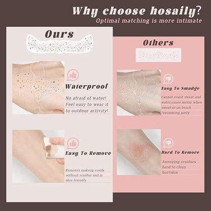 Cream Blush Stick Freckle Tattoo Sunkissed Makeup Set, Waterproof Buildable Lightweight Solid Blush for Cheeks Lip Eyes Matte Finish, 3 PCS Natural Temporary Fake Freckle Patches Stickers