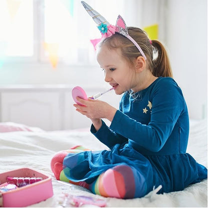 Care Bears 10 Piece Plant Based Lip Gloss, Girls Party Favors, First Makeup Set for Girl, Perfect for Parties, Sleepovers, and Birthday Gifts, Ages 3+, by Townley Girl