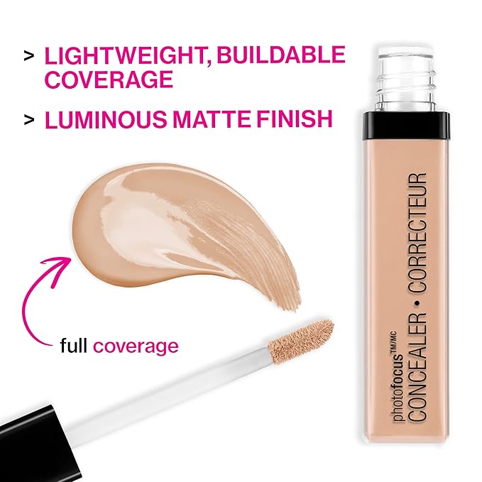 wet n wild Photo Focus Concealer & Bare Focus Finishing Powder Bundle