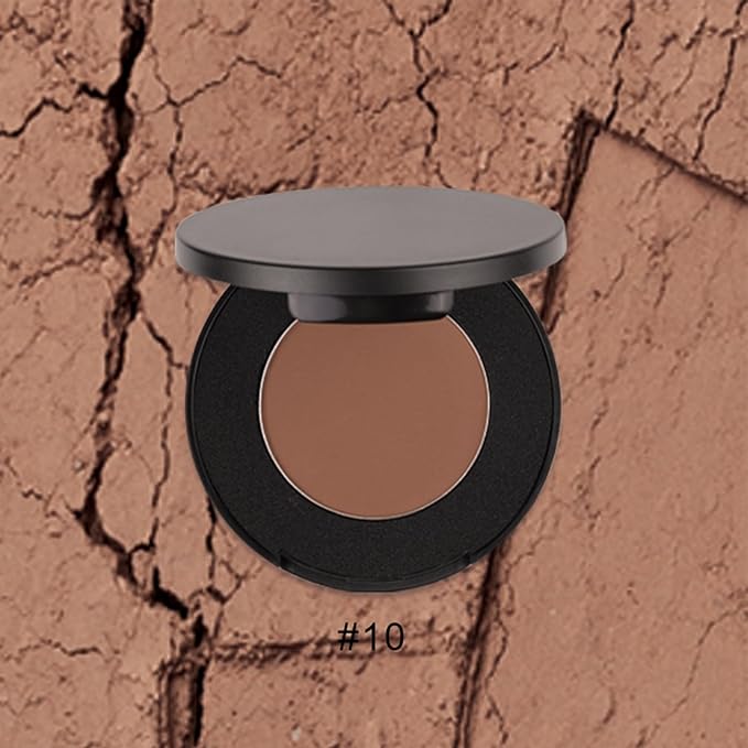 Flawless Pressed Powder, Setting Powder Makeup, Longwear Face Powder Foundation, Smooth Complexion, Portable Compact Long-Lasting Matte Finish 10