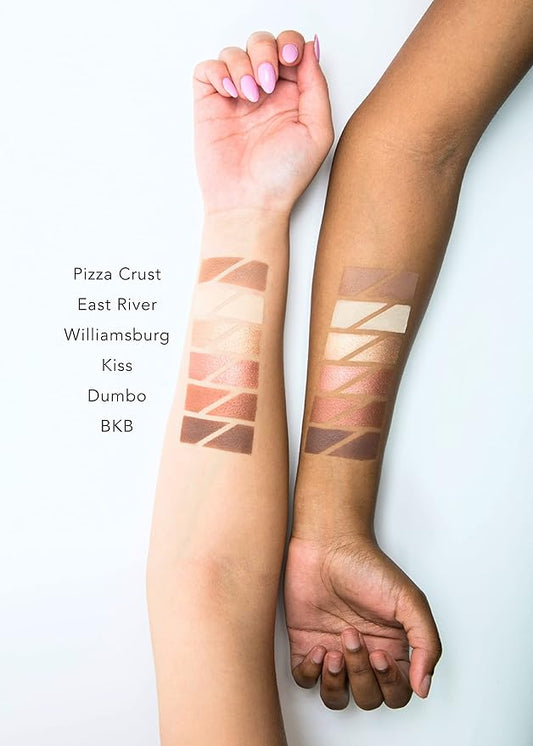 M2U NYC Eyeshadow Palette, Makeup Palette, Eye Shadow Palette, 6 Tones/Shades, Multiple Colors from Nude to Bold (Nude/Neutrals)